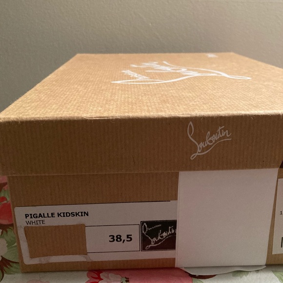 Christian Louboutin Pigalle 100mm White Kidskin - Picture 3 of 3